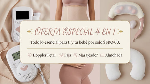 Kit Doppler Fetal Vida Plena —COMBO MATERNIDAD 4 EN 1- Conexión y Bienestar para Mamá y Bebé